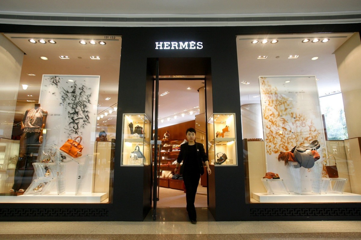 Den franske motekjeden Hermes åpnet nytt utsalg i Shanghai i 2007.