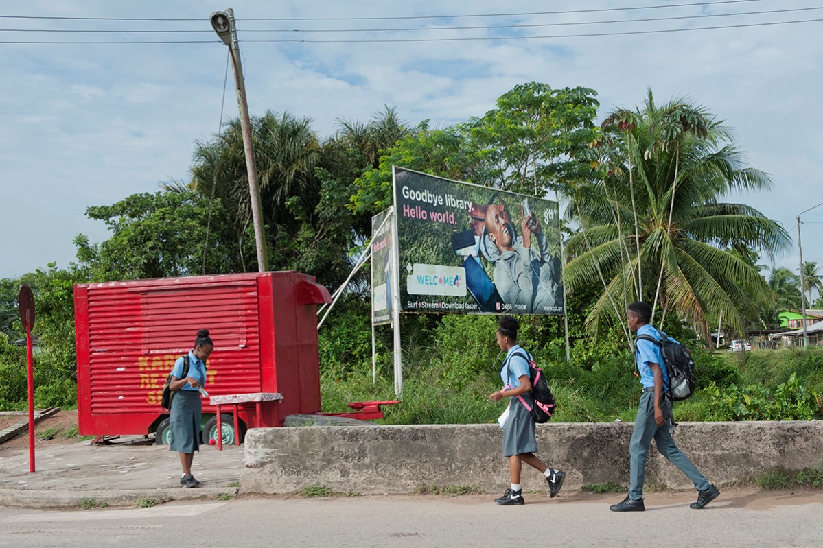 Copyright © fotograf  Guyana, dagligliv, marked, illustrasjon