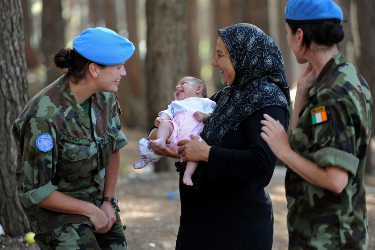 Irske FN-soldater i Libanon. Foto: Pasqual Gorriz / FN